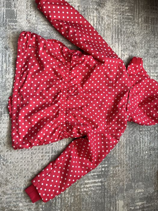 Kurteczka wiosenna, wiatrówka dla dziewczynki 128/134.