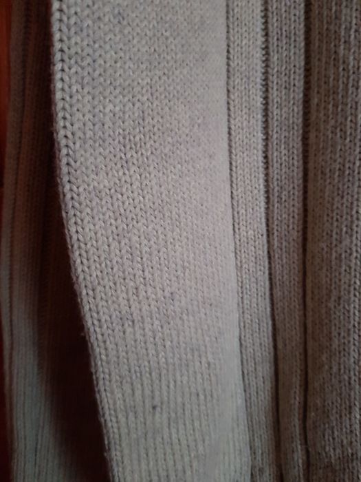 Sweter blezer męski kremowy bawelna XL