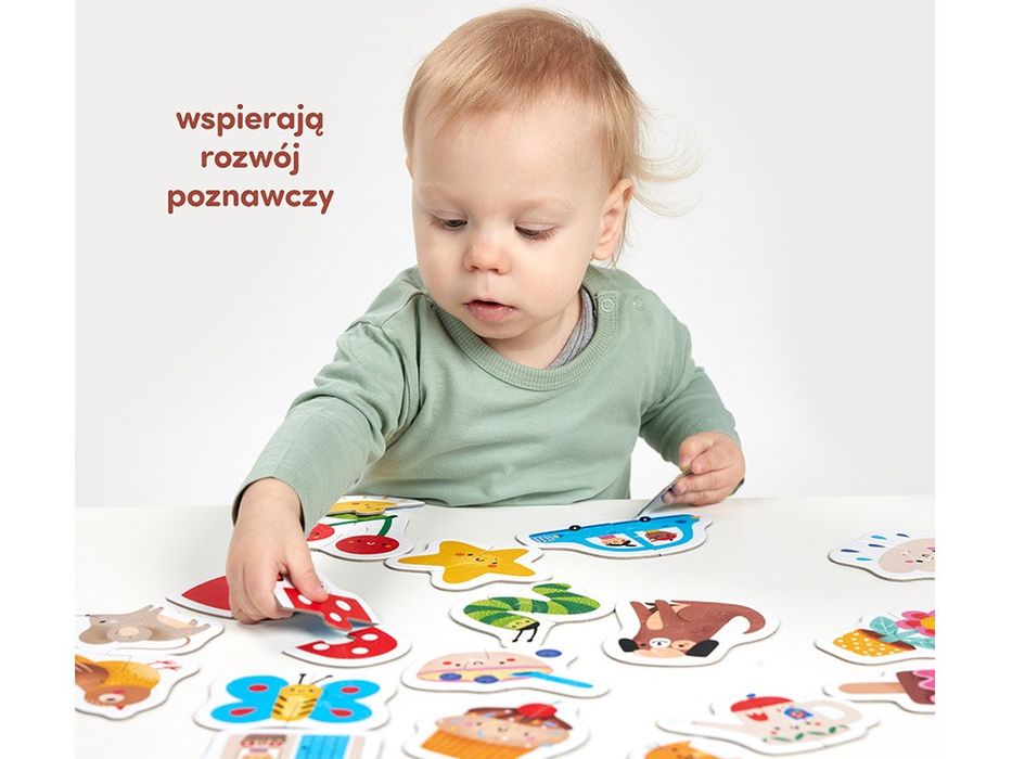 CzuCzu Moje pierwsze puzzle Do pary 19 układanek 15m+ ZA5545