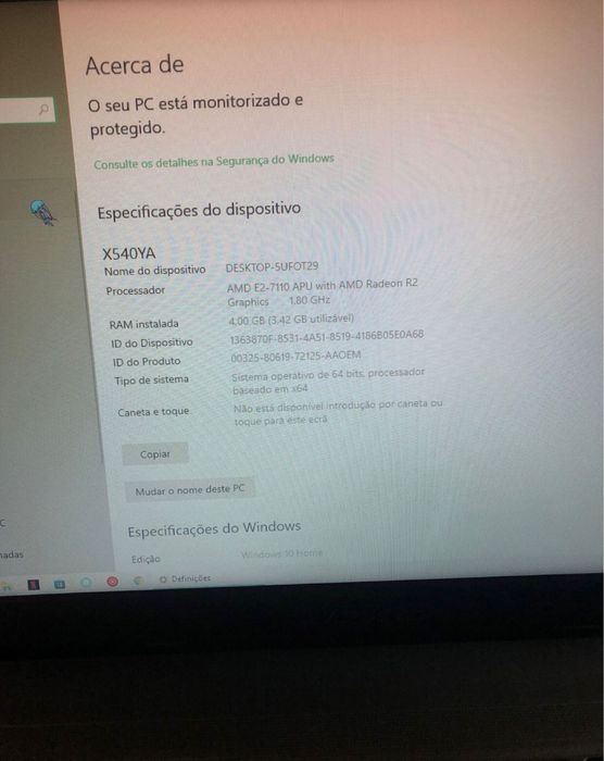 Portátil Asus em bom estado!