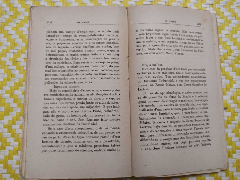 OS GATOS - 1º VOL. Fialho D’Almeida