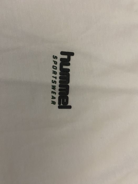 Hummel biała koszulka krótki rękaw roz. L