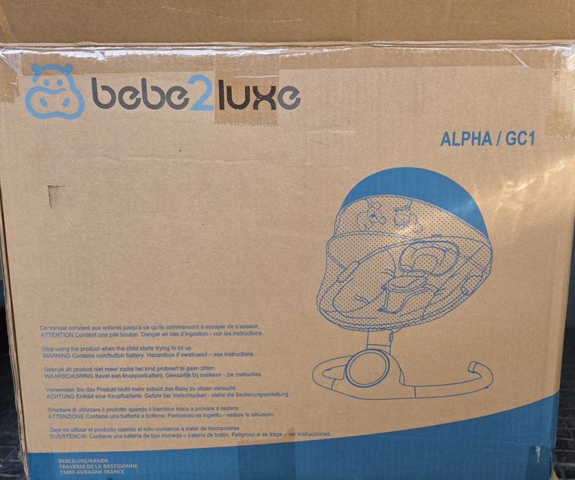 Espreguiçadeira/baloiço Bebe2luxe