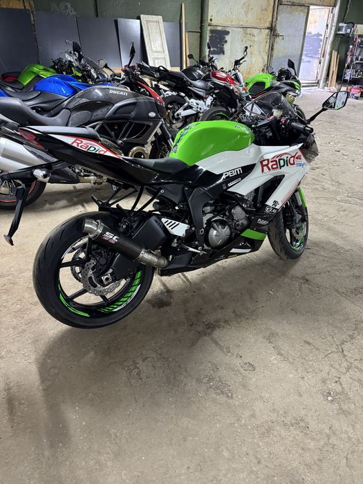 Японський мотоцикл Kawasaki ninja 636 ZX-6R спорт байк 17 тис км!