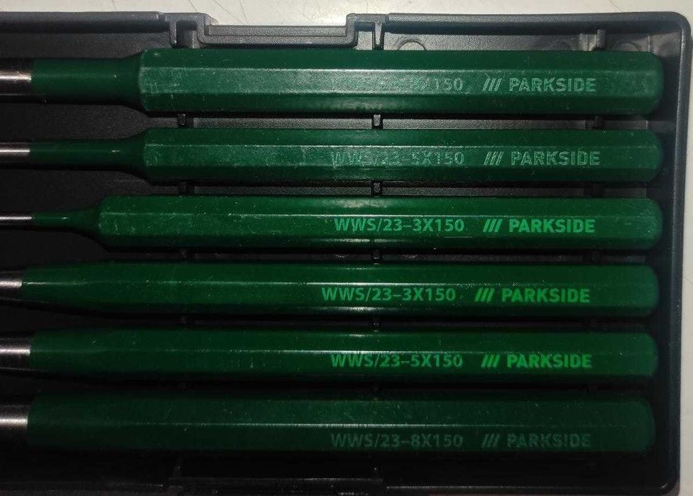 Hабір пробійників, пуансонів Parkside 6 шт