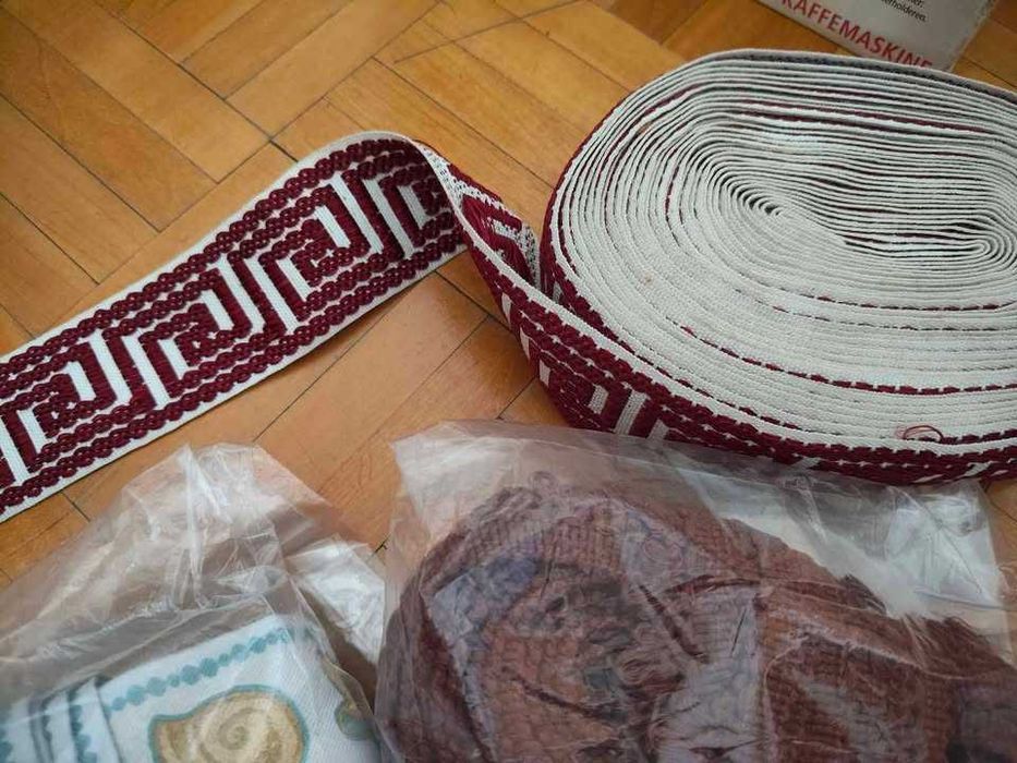 Barras e renda para projetos manuais/artesanato