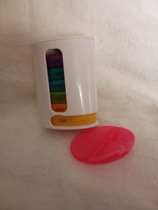 Organização de comprimidos diários