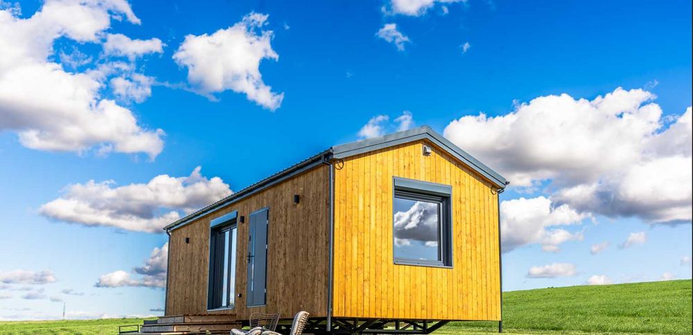 domek mobilny 40m2 nowy na kołach drewniany wyposażony modułowy