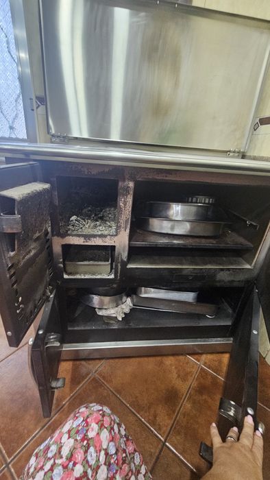fogão de lenha usado