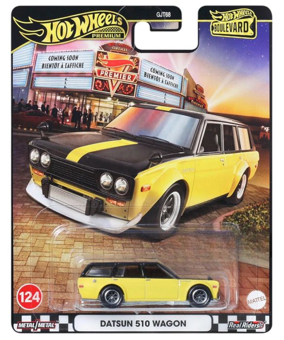 Datsun 510 Wagon - Boulevard Hot Wheels Premium 1:64 Chorzów • OLX.pl
