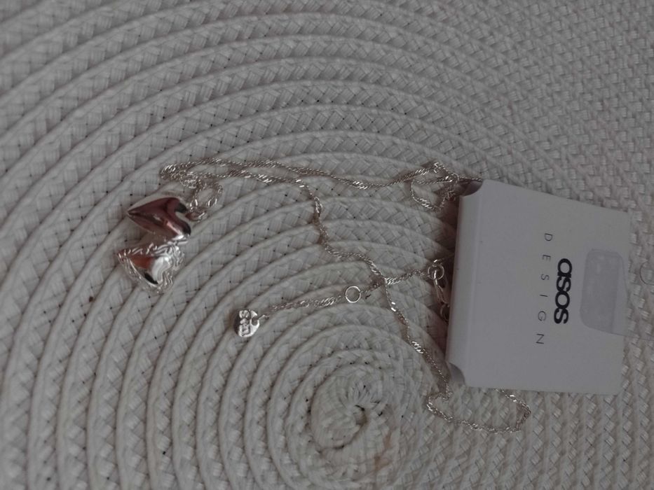 ASOS/ łańcuszek z otwieraną zawieszką serce z Londynu, NOWY