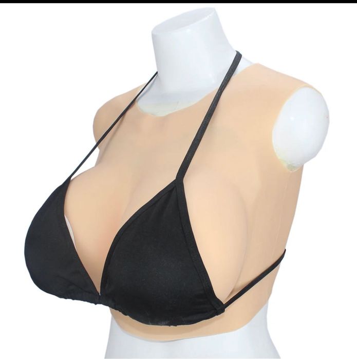 ODRĘKI Proteza Bluzka biust rozmiar H wypełnienie silikon biust piersi