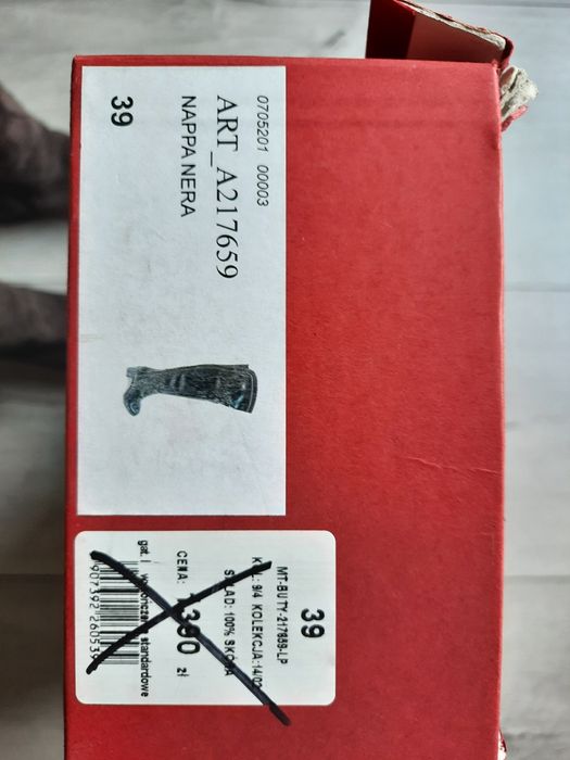 Buty damskie, włoskie kozaki VERO CUOIO r. 39, Caterina