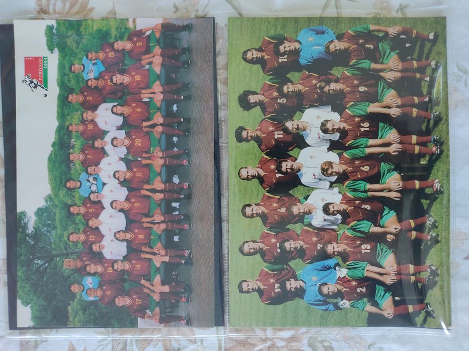 Postais seleção nacional Portugal