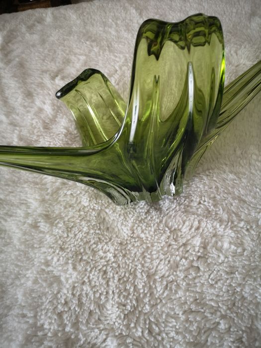 Cristal Moral Saint lambert. Peça decorativa. 60cm comp×28cm larg× 20cm alt.