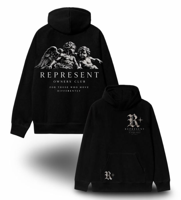 Худи Represent Logo унисекс репрезент кофта толстовка свитшот лонгслив Новинка