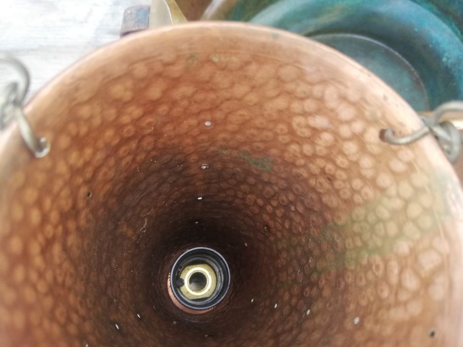 8. Doniczka miedziana naczynie miedziane