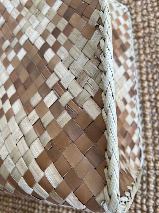 Boho Swing shopper kosz koszyk torebka maxi shopper cynamonowa pepitka