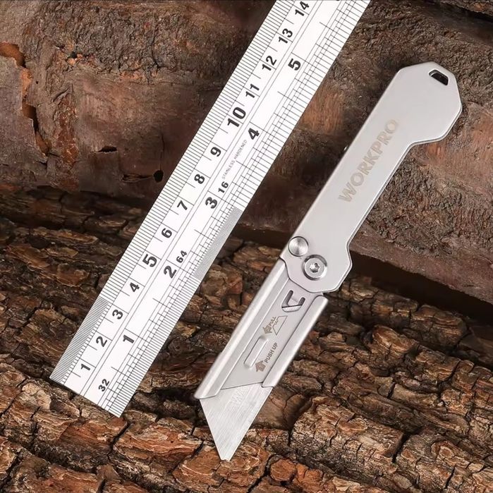 Швидкозмінний складний кишеньковий ніж WORKPRO