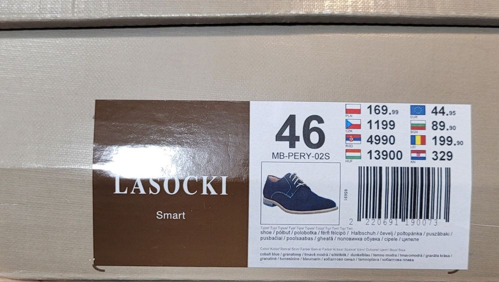 Lasocki Półbuty MB-PERY-02S Granatowy