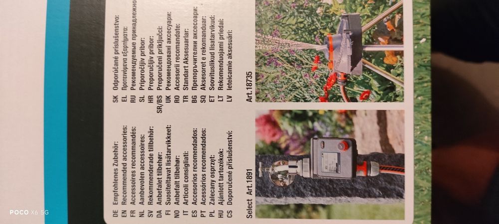 Gardena zraszacz nowy