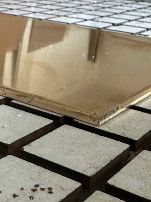 BLACHA M63 blacha mosiężna grubość 5mm, wym. 1500 x 200mm