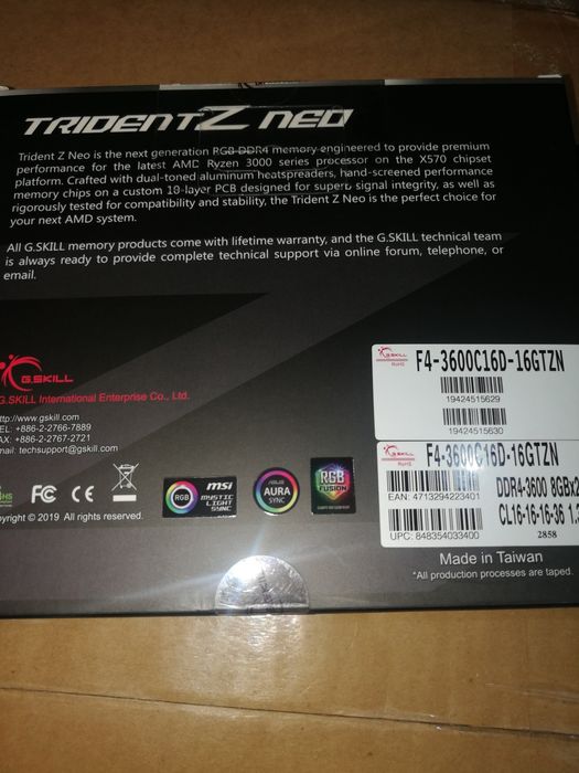 G.skill Trident z neo 16 gb 360064751877497347121