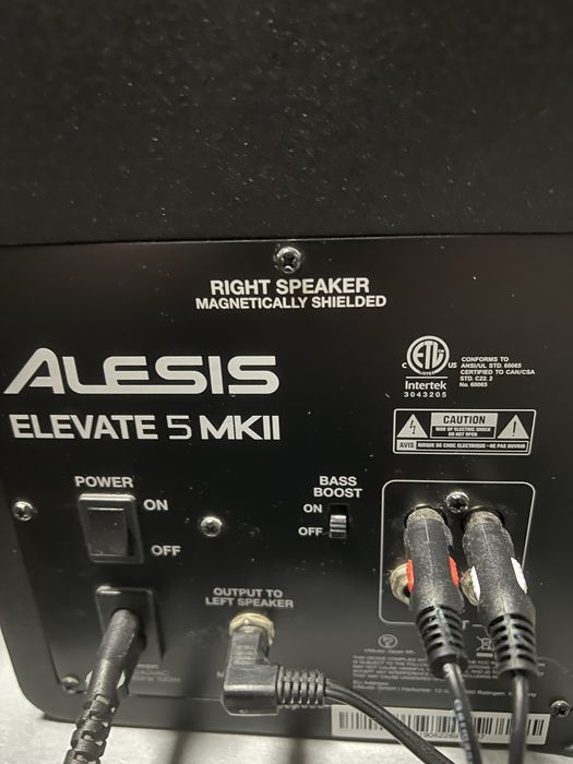 Monitory studyjne Alesis Elevate 5 MKII, stan bardzo dobry