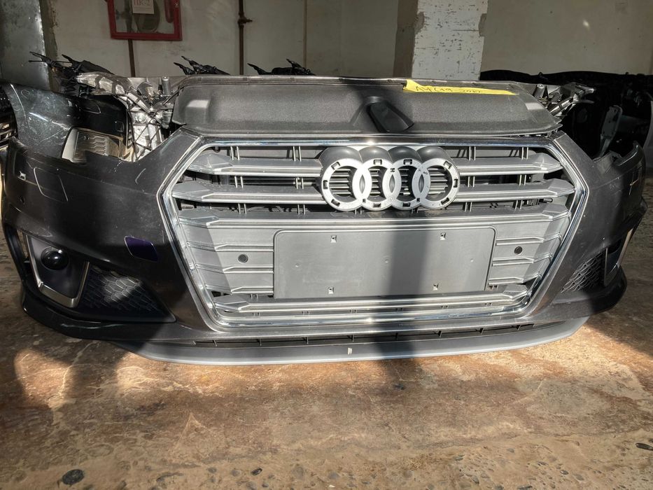 Бампер компл.установочная панель Морда в сборе AUDI А4B9 15-19г.S-Line