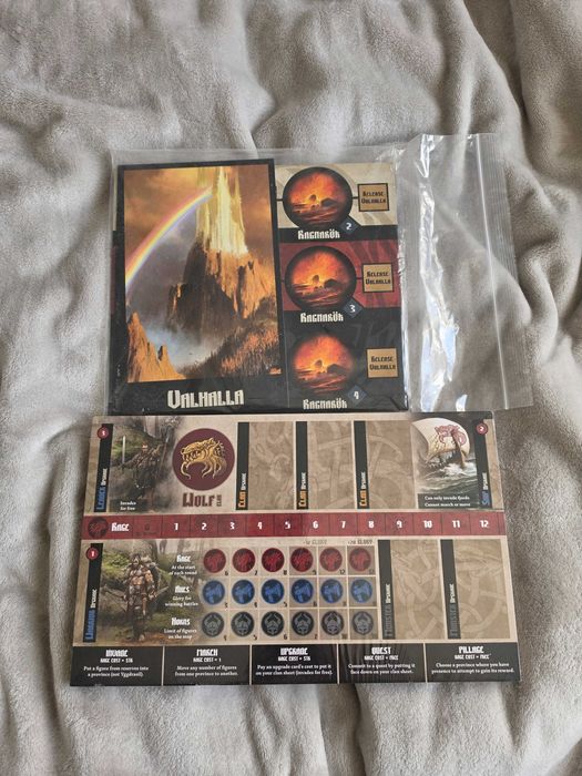 Blood Rage Cardboard boards & valgalla/age track