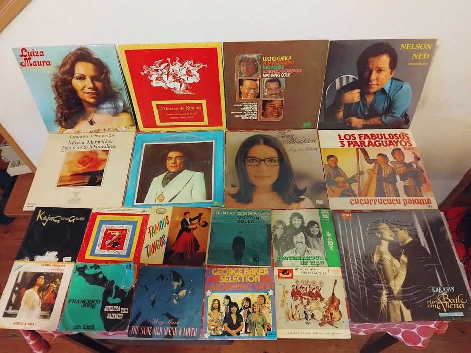 Lotes de discos vinil, singles e cd