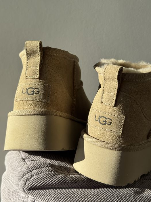 РОЗПРОДАЖ! UGG ULTRA MINI PLATFORM бежеві, 36-41. Найвища якість.