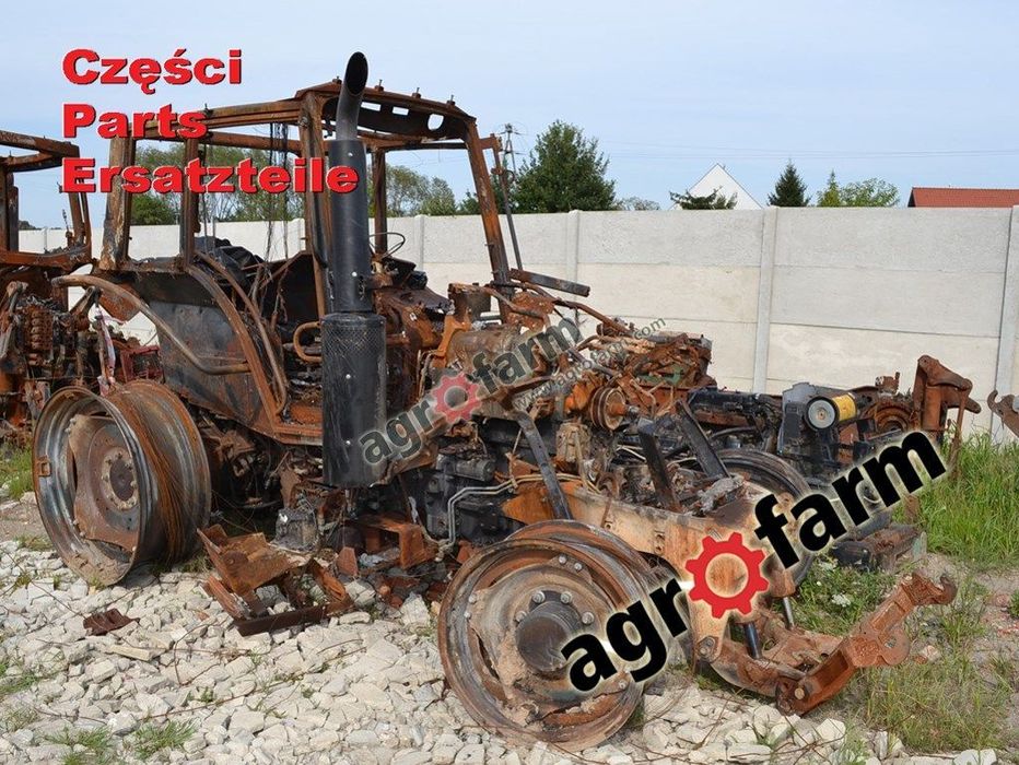 Valtra N123 części, skrzynia biegów, most przedni