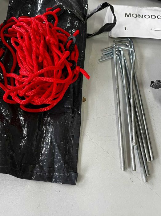 XXL Mocny Namiot Turystyczny Kempingowy High Peak Rodzinny 4 osobowy