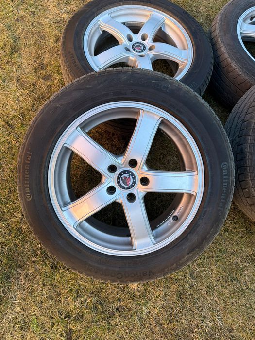 Felgi 17 z oponami letnimi Continental 5x112