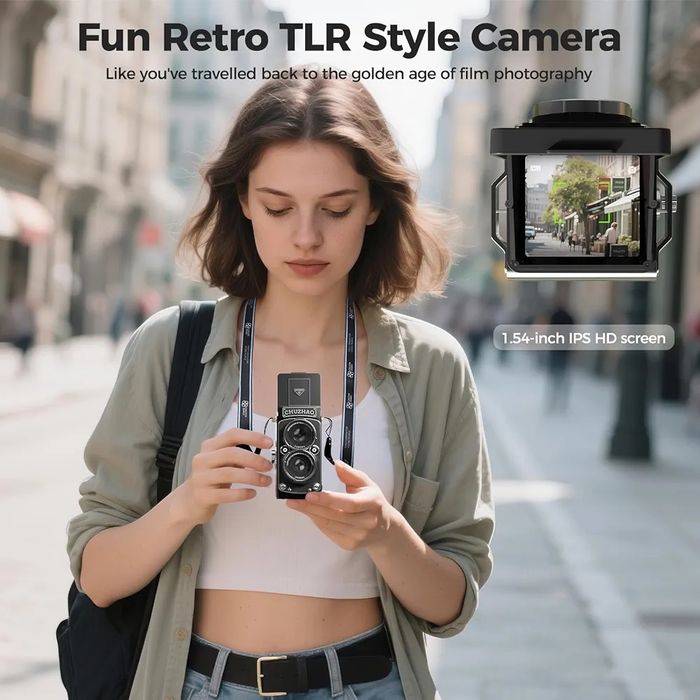 Aparat Cyfrowy Mini Retro 12MP 1080P Autofocus