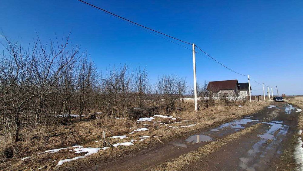 Продаж ділянка 13 сотих, Скобичівка, під забудову, світло, недорого