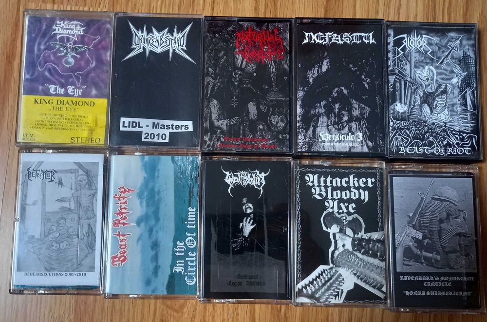 Cassetes Heavy Black Death Thrash Metal