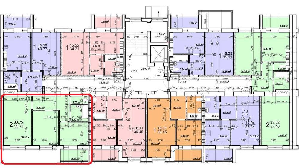 Продам 2к S 56м в сданном новострое ЖК Мира. ХТЗ.Q