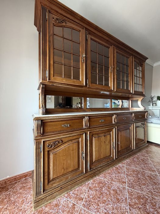 Movel da sala vintage em madeira maciça