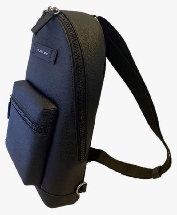 Michael Kors Cooper Leather Sling Pack – Black (37U9LCRC8L-BLACK)