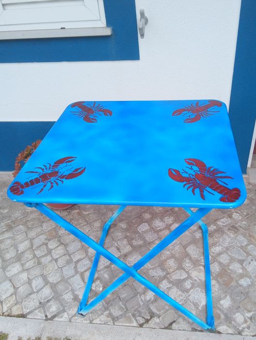 Mesa desdobrável lagosta