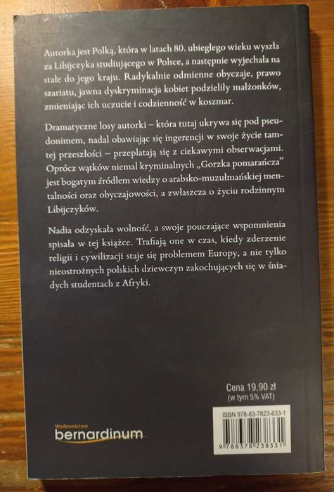 Nadia Hamid - gorzka pomarańcza ucieczka ze świata islamu