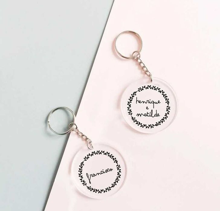 Porta Chaves de acrílico personalizado