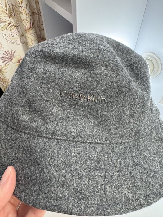 Жіноча сіра шерстяна панама