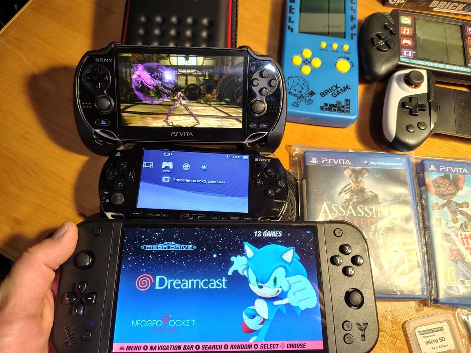 RetroStationPortable 128Gb,  7" IPS екран , PSP,PS VITA, Tetris, PS