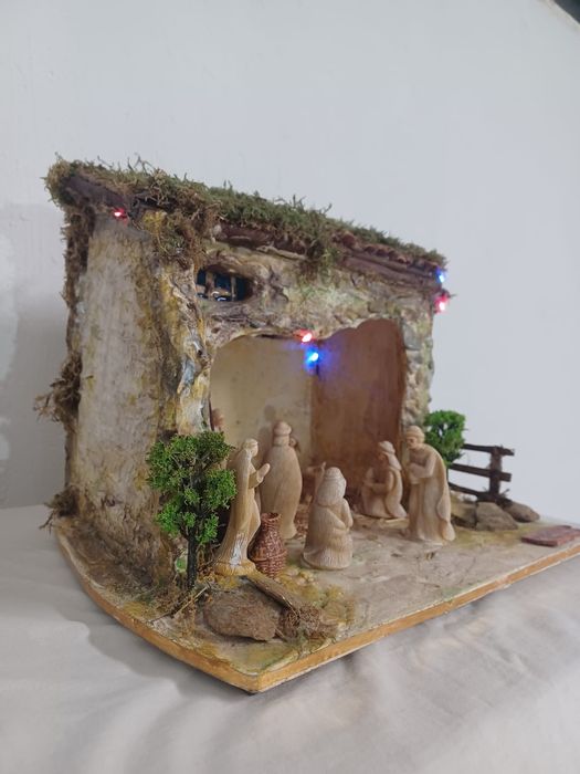 Presépio natal artesanal