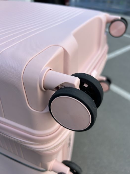 Валіза якісна MSB PP099 з поліпропілену рожева