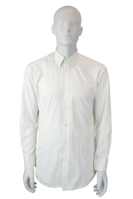 koszula męska długi rękaw biała kastor 40/160