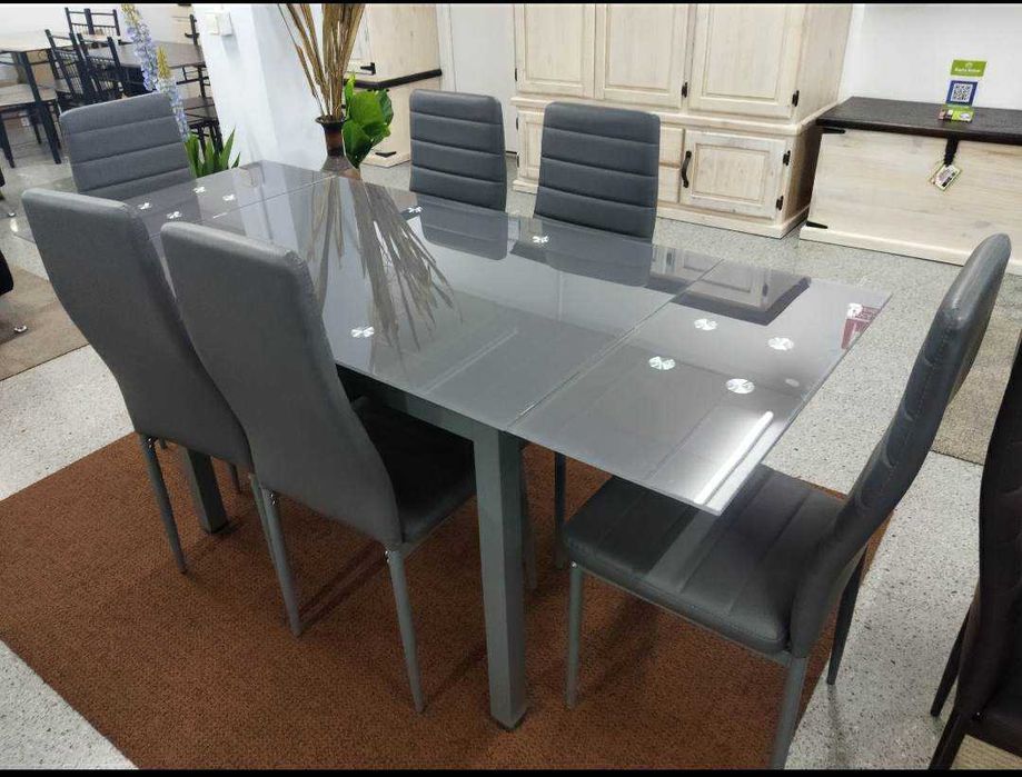 Novidade!! Mesa extensível + 6 cadeiras + portes por 273€